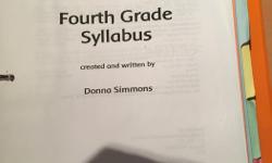 The Christopherus Curriculum:
Fourth grade syllabus (512 pages, in a 3 ring binder)
The Fourth Grade curriculum Mathematics - Donna Simmons
as far as I understand, these are the main parts of teaching grade 4. some additional books can be ordered from the