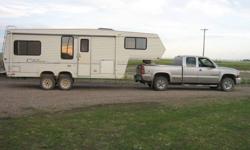 very strong camper.everthing works.electric jacks.very clean.auto hot water tank.large shower.hard wall.
