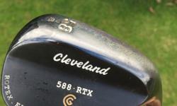 Cleveland 588 Rotex 58Â° Wedge. Men's Right Hand. 8 degrees of bounce. Great for nipping the ball off tight lies around the green. Nice, soft feel for all shots into and around the green. Used for two seasons. Originally north of $150 plus tax.