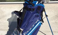 Lightweight Cobra Stand Bag. Lots of pockets, lots of club space. Great colours.