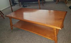 solid wood coffee table good condition