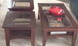 The 3pcs Tables and 3 pcs Couches are in fairly good Condition ! Asking $ 120.00 for each set of 3 pcs ! For easy pickup in Parksville Area ! You can View them at anytime !