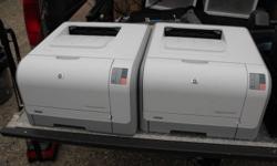 2 HP color laser printers, both excellent condition, one of the toner colors has run out and I cant afford to purchase, so printers must go :( Used in home office settiing, Minimial usage.
NO email access so txt 403-874-0453