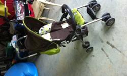 This wonderful stroller folds up so small and even has a shoulder strap - perfect for travelling with!
