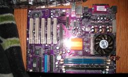 a mother board, fans, batteries, dvd burner,the whole works for 200, and if u want parts u can make me an offer.