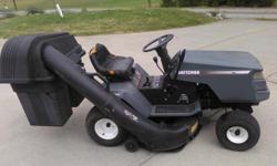 13.5 HP, 6 speed, 42" cut, with bagger, new muffler, runs great, mower deck needs to be repaired/replaced.