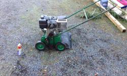 Two cushman solid shaft power rakes , both have seven horse engines , one is brand new motor, run good , need gone , 500 obo
