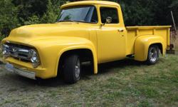 Make
Mercury
Model
Mystique
Year
1956
Colour
Yellow
kms
5000
Trans
Automatic
Completely custom 1956 mercury. New carb and ignition system. Runs excellent. Ford rear end, custom driveshaft, turbo 400 trans, sbc 350 with serpentine belt, custom front clip,