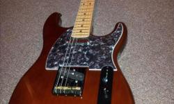 Hey all,
Up for sale is my one of a kind Custom Hybrid Strat!
Best of both worlds: The comfort and playability of a Strat, with the Tele tone and spank that brings a grin to your face!
Body: One solid piece of US alder Custom ordered from Warmoth Custom