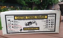 One custom towing mirror for 78-95 Chevy pickups/vans or Ford Ranger 83-96 or Bronco to 1996. New $95 for pair. Selling one for $30.00