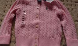 Cute Pink Ralph Lauren Sweater... Size 18 Mths
Brand new tags still on
We are in Cowichan Bay
