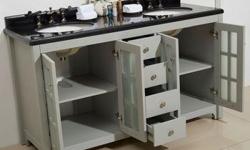 FOR ALL THE DIYers and Contractors
FEATURES:
Handcrafted from solid hardwood and engineered wood construction
The highest quality soft-closing ball bearing drawer glides and soft-closing cabinet door hinges
Luxury top is fashioned with double thick 3.6 cm