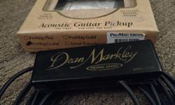 Dean Markley ProMag Grand Acoustic and Classical guitar humbucking pickup.