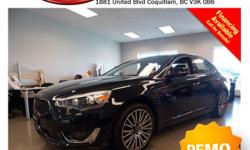 Trans
Automatic
DEMO 2016 Kia Cadenza Tech comes fully equipped with alloy wheels, fog lights, leather interior, push start engine, lane departure sensors, Navigation, Bluetooth, backup camera, A/C, AUX & USB input ports, SIRIUS radio, steering wheel