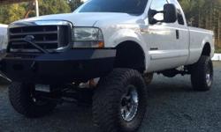 Make
Ford
Model
F-250 Super Duty
Colour
White
Trans
Automatic
kms
163
Supercab 4 door 4x4 diesel automatic . AC pw windows and locks. Cruise . 8" BDS. Full lift no blocks. 38" Toyota m/t tires. Cool dual exaust . 7.3L power stroke . Last of the good Ford