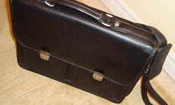 Selling this DiONITE Leather One-Shoulder Briefcase Bag. Never used.