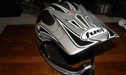 Kids Fuel dirt bike helmet and Thor gloves both size small, comes with helmet bag. $40