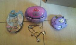 Comes with 3 nib charms 6 charms on charm bracelet night light box and game