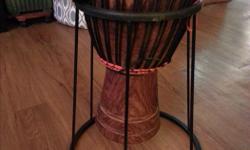 New djembe, played a few times
This is the drum, a stand and a wool padded backpack protection bag all together for 200
I paid a lot more for it all. Reasonable offers considered