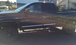 Make
Dodge
Colour
Black
Trans
Automatic
kms
165000
2007 Dodge Ram 1500 Hemi Laramie Edition
Quad Cab, fold down back seats
165000 km
4"Lift 35" Tires
Fuel Mojave Rims
Brand new BDS Rear shocks and front brakes
Rino lined bed
Fender flares