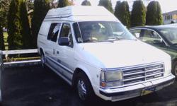 PEI Plated, 1990 Dodge Liberty Camperwagon $4000 OBO or possible swap /trade for smaller pick up.Selling complete with kit as is
2 double bunks, New  Hot top (Unused), Fridge,Furnace, Running water  Sink. Operates on 3 way Propane, electrical hook up