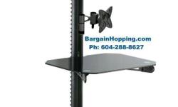 Ph: 6 0 4 - 2 8 8 - -8 6 2 7
Brand new DVD Bracket With 10-25 inch Tv Mount Bracket
Excellent for kids room, rec room, doctors office, business setting etc.
Sleek design
Height adjustable
Black Tempered glass shelves
Cable management guides
600mm height