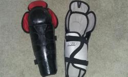 Easton S3 Stealth hockey Shin guards, size 12" (30cm). Have been cleaned