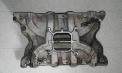 Edlebrock performer intake manifold for a Ford 400M engine. Worked great but switched to a 460 and no longer need the 400 intake. Paid $280 will take $100. Installed for two weeks then found internal problems with the motor.Scott 778-473-2003.
