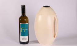 Place your chilled wine bottle in Egg-O Wine Cooler, enclose it with the specially designed cap and pour directly from the cooler using the stylish handle. By fully encasing your chilled wine, and not having to take it out for pouring, your wine stays