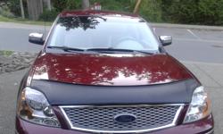 Make
Ford
Model
Five Hundred
Year
2005
Colour
Dark red
kms
157000
Trans
Automatic
Wife has bought new car. Selling our much loved Ford loaded with leather memory seat, heated seat, Auto Lights, Merlot in color, FWD 6 speed auto. We have had it for several