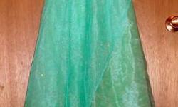 I previously put this up for $150, but I decided to put this up for half the price for the final sale of $75.
I am offering a beautiful v-neck light green gown with sequin details going along the side. It has a zipper at the back, and you can also tie