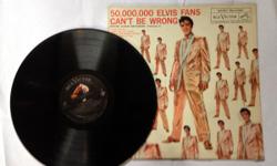 Very Good condition, Elvis Albums - Elvis Pure Gold and 50,000,000 fans can't be Wrong.
