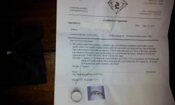 I have a beautiful engagement ring for sale. It was appraised on Dec. 1, 2011 for $8000.00. Asking $2500.00 obo. I have the appraisal documents to prove the value.