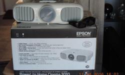 EPSON PowerLite Home Cinema 3010 1080p 3LCD Projector & Screen