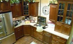 Display Kitchen, sold as is, appliances not included, purchaser must remove, final sale.  Regular price is $8000 now selling for $6500 or best reasonable offer.