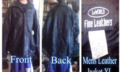 have a fine leather jacket its mens XL barely used like new yet