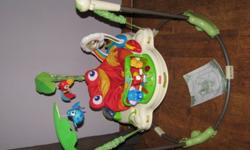 Fisher Price Jumperoo has lights, music and three height settings, non-smoking home in great shape $45.00obo
Thank you