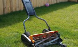 -Delivers a cut range of 3.8 cm to 10 cm (1.5 inches to 4 inches)
-StaySharp&#8482; cutting system cuts grass without the steel-on-steel contact that dulls standard reel mower blades
-Unique grass discharge chute throws clippings cleanly forward,