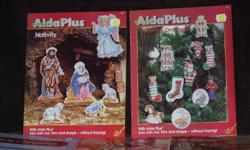 Five Christmas/Winter Cross-Stitch Pattern Bundle:
* Aida Plus Nativity
* Aida Plus Christmas Ornaments #1
* Heritage Series White Christmas (Stamps)
* Gold'n Cross Stitch Holiday Ornaments
* Single Page: Santa & His Reindeer
JUST THE Patterns - no