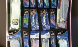 1. 1 Card with 6 Flashers and 13 Lures - $50
2. NEW Scotty Rod Holders - $15 each