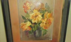 framed water colour 24" x 28"
artist Hesta Bowen Horne
located in Mill Bay