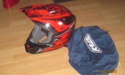 Brand new red/black fly racing helmet never worn riding
Size youth large 51-52cm
Bought this year at thom boys for $119.95 plus tax, price is still on box.