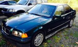 Make
BMW
Model
318
Year
1995
Colour
GREEN
kms
244870
Trans
Automatic
FOR SALE 1995 BMW 318i. $2000 OBO. NEW ALTERNATOR, NEW TIE ROD ENDS AND BALL JOINTS, REPLACED RADIATOR. RUNS GREAT. GOOD GAS MILEAGE. CALL FOR MORE DETAILS.