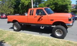 Make
Ford
Model
F-250
Year
1989
Colour
Kuboto Orange / Black
kms
336000
Trans
Manual
MOM is selling this truck as my son has just left for summer to be a fishing guide. I HAVE JUST LOWERED IT $500 SO NOW $5000
This truck is a blast to drive (rolls a bit