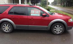 Make
Ford
Model
Taurus X
Colour
Red
Trans
Automatic
kms
154000
Taurus X - SEL AWD with AC. Fully loaded with tow hitch.
7 seater, in fantastic shape! SUV