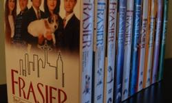 In excellent condition. DVD's of Frasier, Seasons 1 through 10. Unfortunately I do not have Season 11 of Frasier.
Pick up only or I can mail it to you if you pay in advance.
