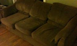 Free brown couch - sorry I can't deliver. Good student or basement couch. Want it gone!!!