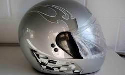 Full Face Helmet, FLY Strata, new, never worn. Med. Silver $50.00 obo