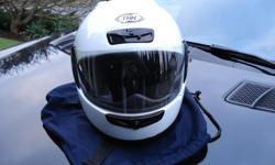 Full Face Motorcycle Helmet
Size large
THH brand.
Snell and DOT approved.
NEVER dropped. Excellent condition
$85
Call 250 881 4747