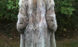 Beautiful Wolf Fur Coat. Good Condition. Would make a great rug also. Can bring to you to show.